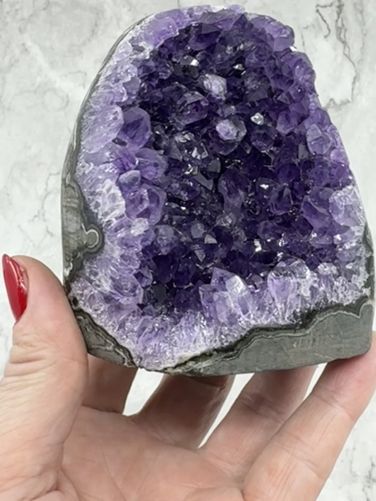 Amethyst Cluster 529g - “I trust my intuition and allow it to guide me each day”