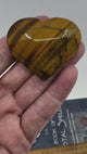 Tiger Eye Gold Heart 61g - "I have the strength to overcome challenges and setbacks.