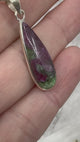 Ruby Zoisite Pendant and Chain - "I radiate gratitude, appreciation, and love each day."