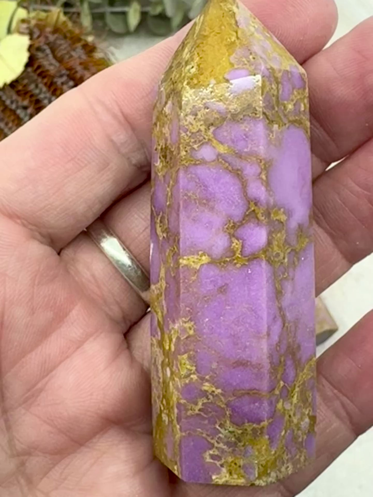 Phosphosiderite Point – Stone of Serenity, Healing & Divine Connection