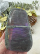 Flashy Labradorite Freeform – 291g Crystal of Transformation & Magic