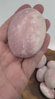 Pink Opal Palm Stone – Stone of Emotional Healing, Love & Inner Peace