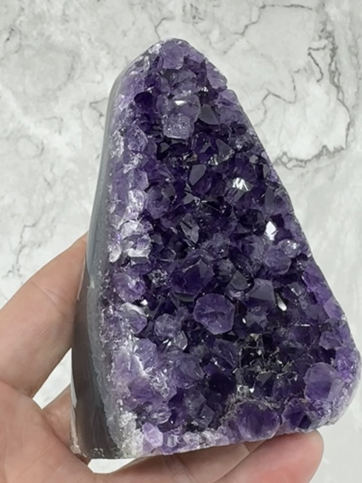 Amethyst Cluster 450g - “I trust my intuition and allow it to guide me each day”