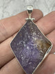 Ametrine Rough XL Silver Pendant & Chain - "I can overcome anything I set my mind to."