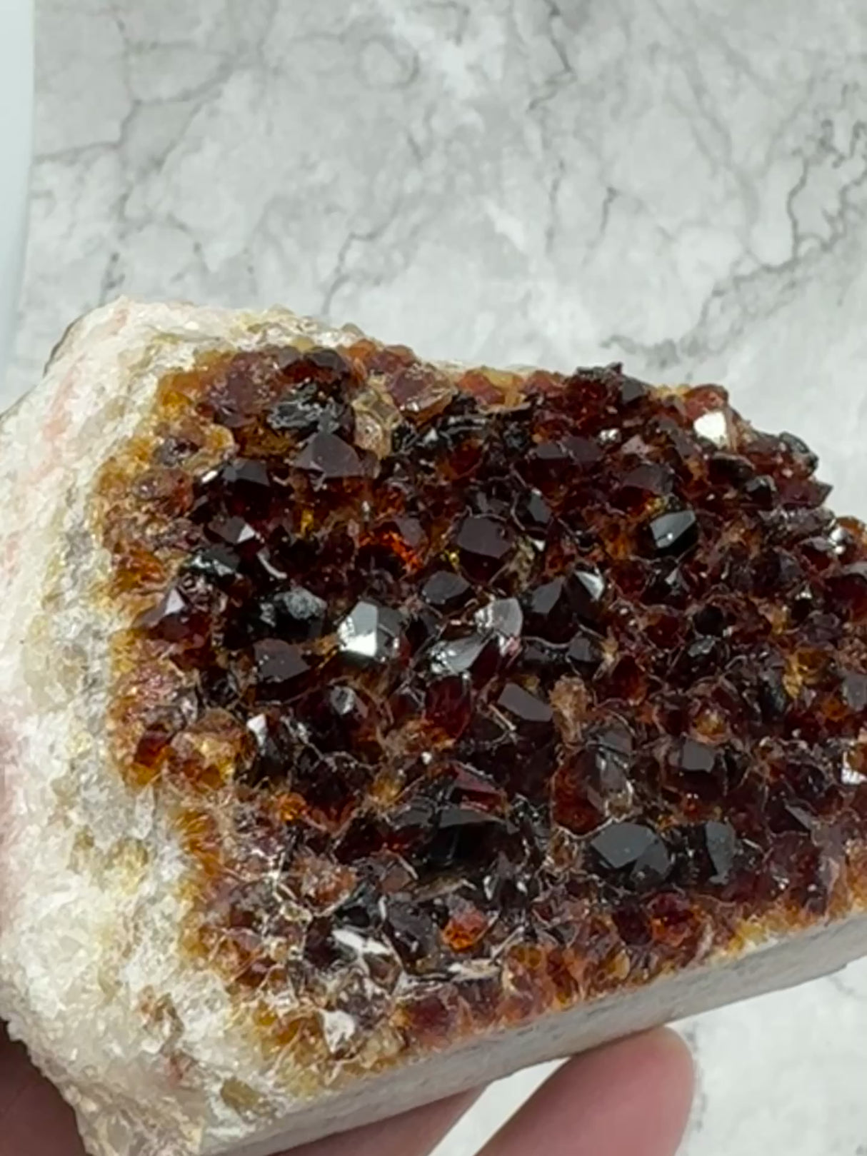 Citrine Cluster 456g - “I am successful in all areas of life”.