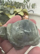 video of Labradorite Turtle Carving 5 cm × 3.5 cm – iridescent blue-green crystal turtle symbolising transformation, wisdom and protection, Inspired By 3 Australia.