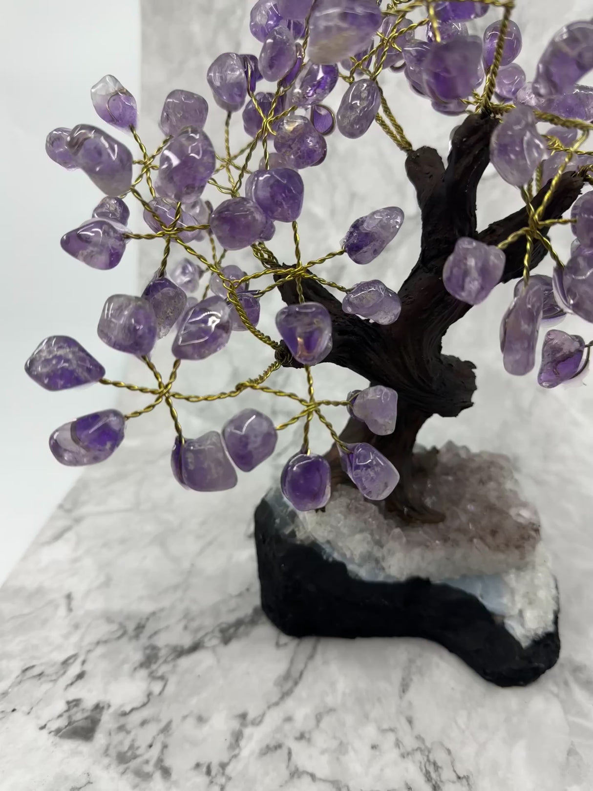 Amethyst Crystal Tree - “I trust my intuition and allow it to guide me each day”