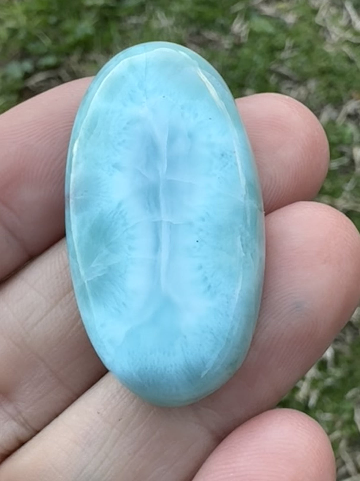 Larimar Cabochon | Ocean Blue Crystals for Jewellery & Craft