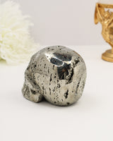 Pyrite Skull Carving #4 | 1.256kg | Protection & Energy