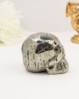 Pyrite Skull Carving #4 | 1.256kg | Protection & Energy