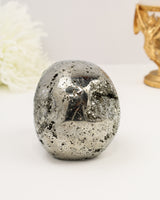 Pyrite Skull Carving #1 | 1.64kg Large Statement Piece | Protection, Wealth & Power Energy