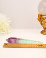 Rainbow Fluorite Wand | 202g | Intuition & Inner Harmony