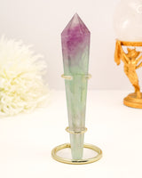 Rainbow Fluorite Wand | 210g | Clarity & Protection