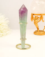 Rainbow Fluorite Wand | 210g | Clarity & Protection