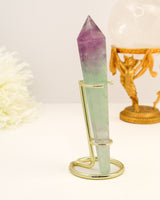 Rainbow Fluorite Wand | 210g | Clarity & Protection