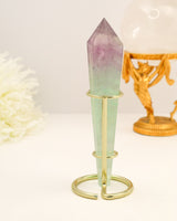 Rainbow Fluorite Generator Wand Australia | 211g | Intuition & Balance