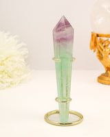 Rainbow Fluorite Generator Wand Australia | 211g | Intuition & Balance