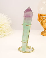 Rainbow Fluorite Generator Wand Australia | 211g | Intuition & Balance