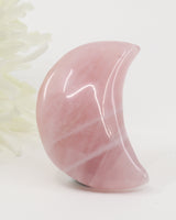 Rose Quartz Crescent Moon – Crystal of Love & Gentle Healing
