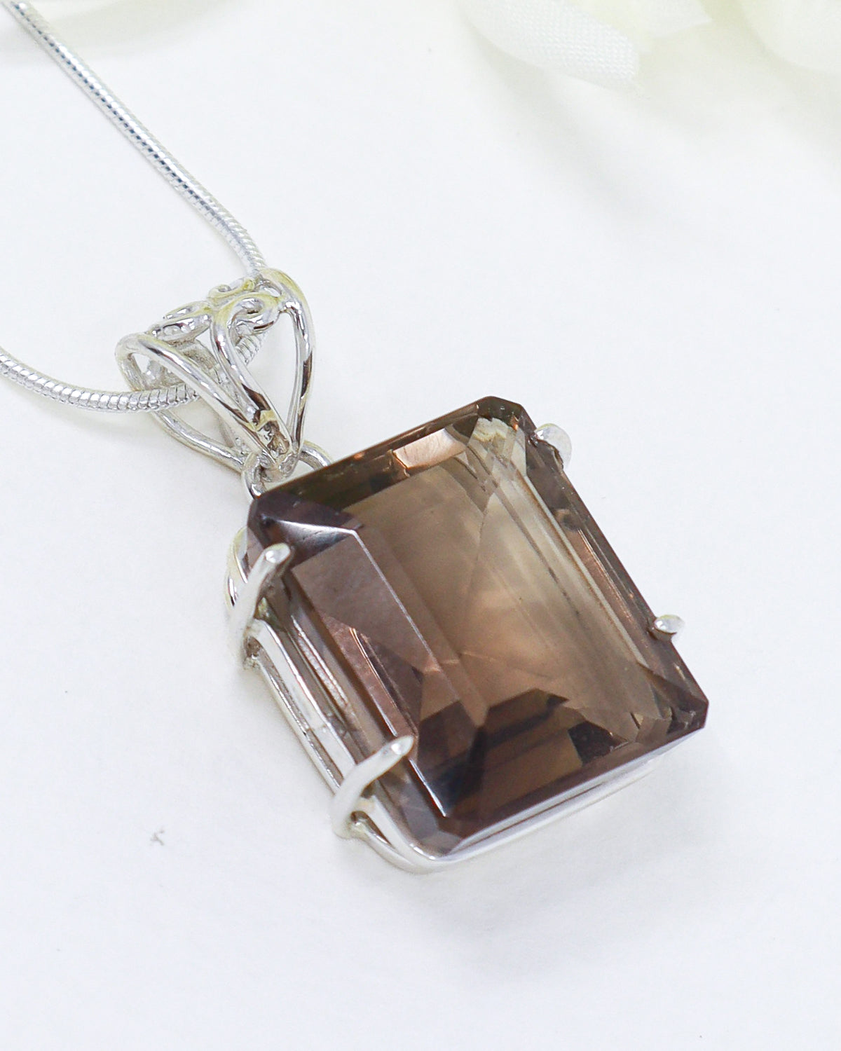 Brazilian Smoky Quartz Pendant | Earthbound Guardian | Protection & Grounding