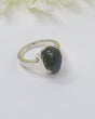 Natural pear shaped Labradorite .925 sterling silver ring size 8 with brilliant blue flash – Inspired By 3 Australia