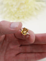 Citrine “Golden Abundance” Sterling Silver Ring – Size 7