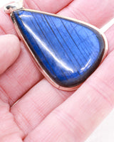 Labradorite “Mystic Aurora” Sterling Silver Pendant