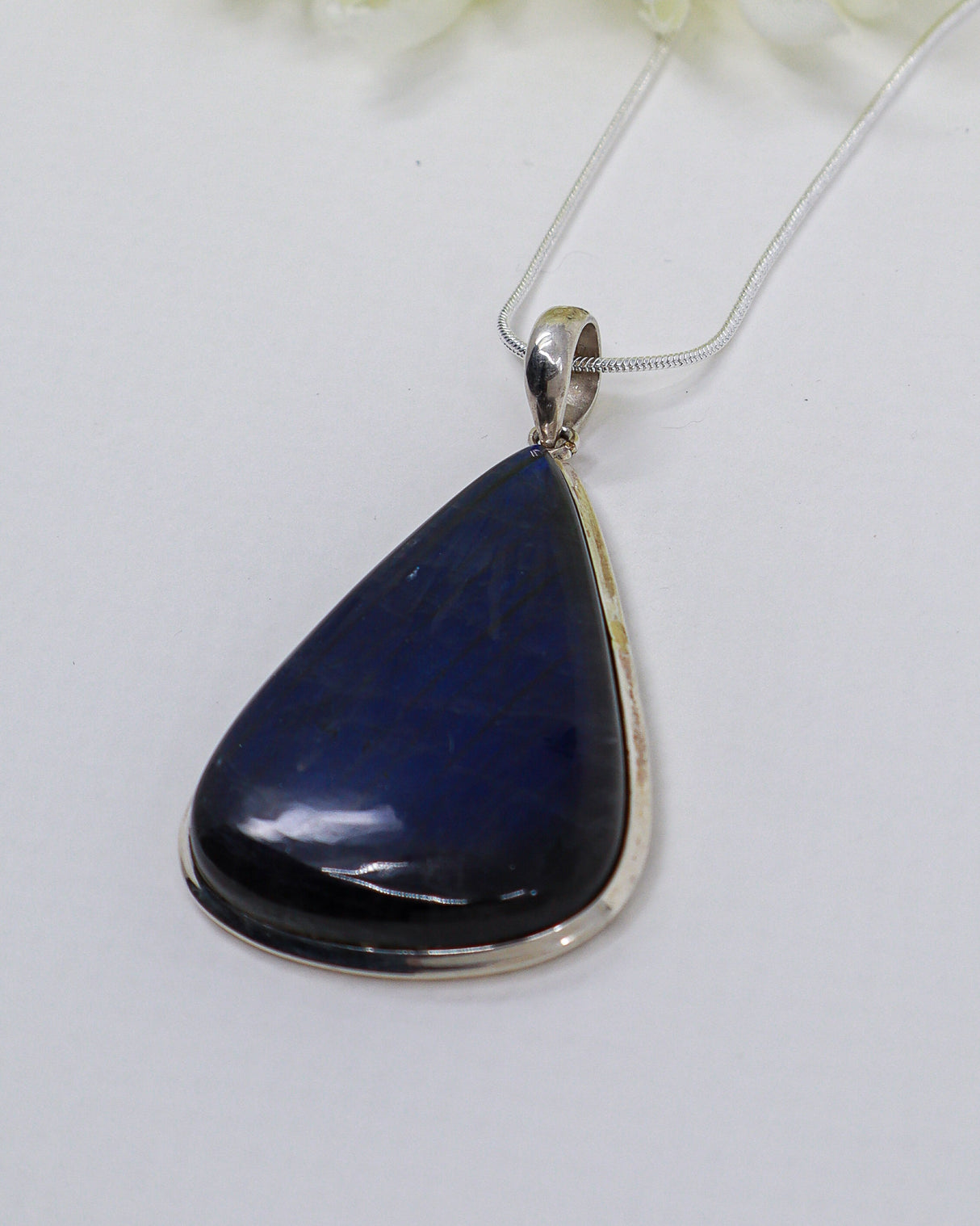 Labradorite “Mystic Aurora” Sterling Silver Pendant
