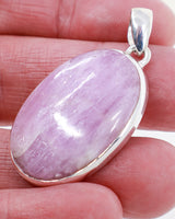 Kunzite “Divine Heart” Sterling Silver Pendant