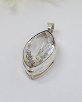 Clear Quartz “Divine Light” Sterling Silver Pendant