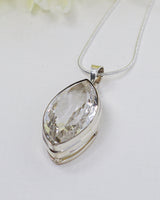 Clear Quartz “Divine Light” Sterling Silver Pendant