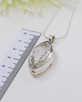 Clear Quartz “Divine Light” Sterling Silver Pendant
