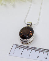 Smoky Quartz “Grounded Strength” Sterling Silver Pendant
