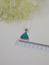 Turquoise “Protection & Communication” Sterling Silver Pendant