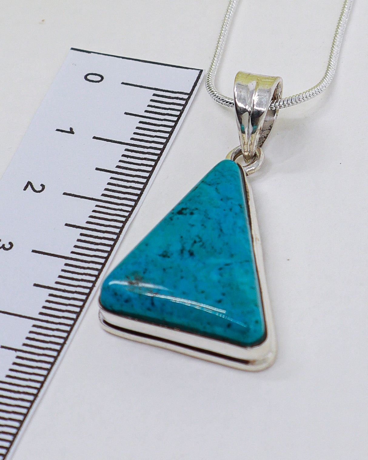 Turquoise “Protection & Communication” Sterling Silver Pendant