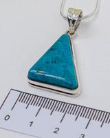 Turquoise “Protection & Communication” Sterling Silver Pendant