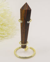Tiger Eye Crystal Wand 129g – The Golden Guardian | Confidence & Protection