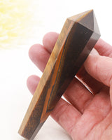 Tiger Eye Crystal Wand 129g – The Golden Guardian | Confidence & Protection