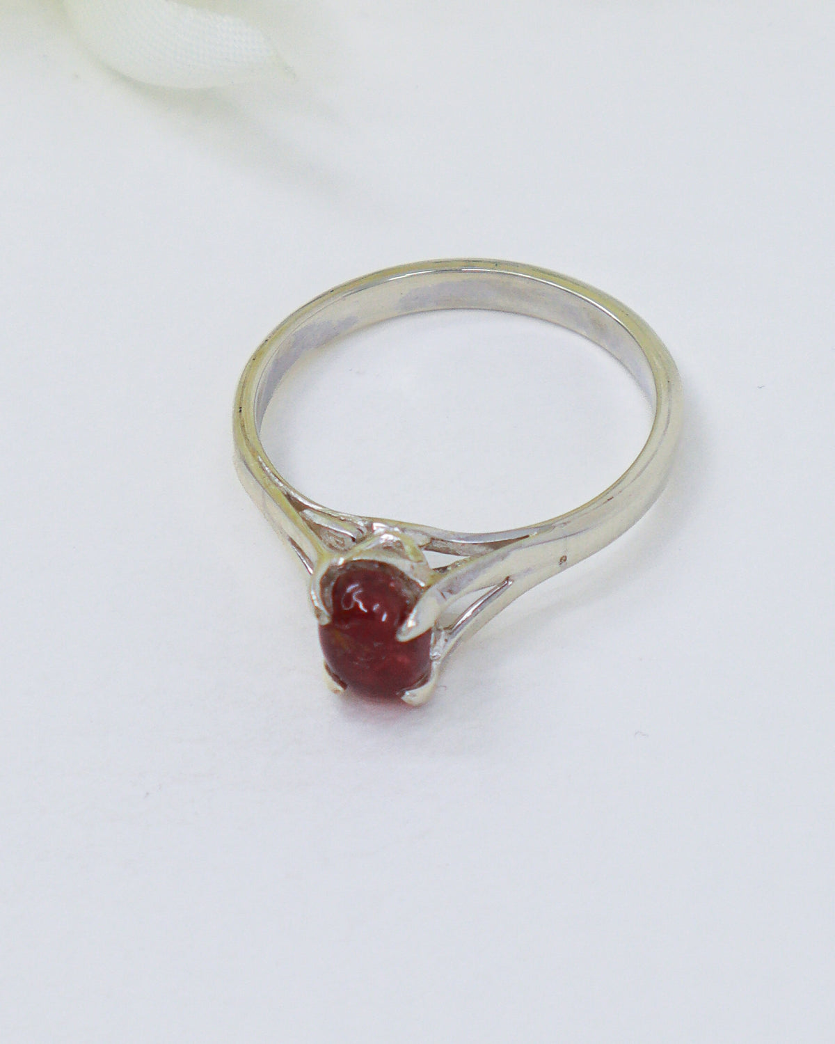 Pink Tourmaline Sterling Silver Ring – Heart Healer | Size 9