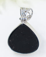 Black Tourmaline Sterling Silver Pendant – Guardian Stone