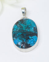 Turquoise Sterling Silver Pendant | Ancient Wisdom | Protection & Truth