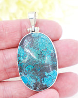 Turquoise Sterling Silver Pendant | Ancient Wisdom | Protection & Truth
