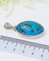 Turquoise Sterling Silver Pendant | Sacred Sky | Protection & Truth