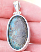 Turquoise Sterling Silver Pendant | Sacred Sky | Protection & Truth