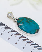 Turquoise Sterling Silver Pendant | Blue Sanctuary | Protection & Peace