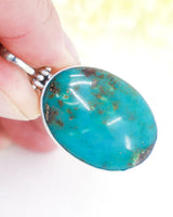 Turquoise Sterling Silver Pendant | Blue Sanctuary | Protection & Peace