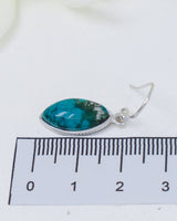Natural Turquoise Sterling Silver Earrings | Protection & Truth