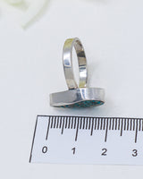 Turquoise Silver Ring Size 7 | Sacred Voice | Protection & Truth