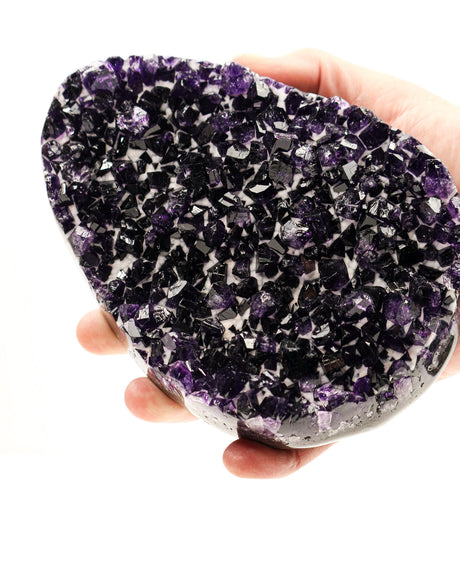 Uruguayan Amethyst Druzy on Stand | 15cm | 2.2kg | Celestial Calm & Protection