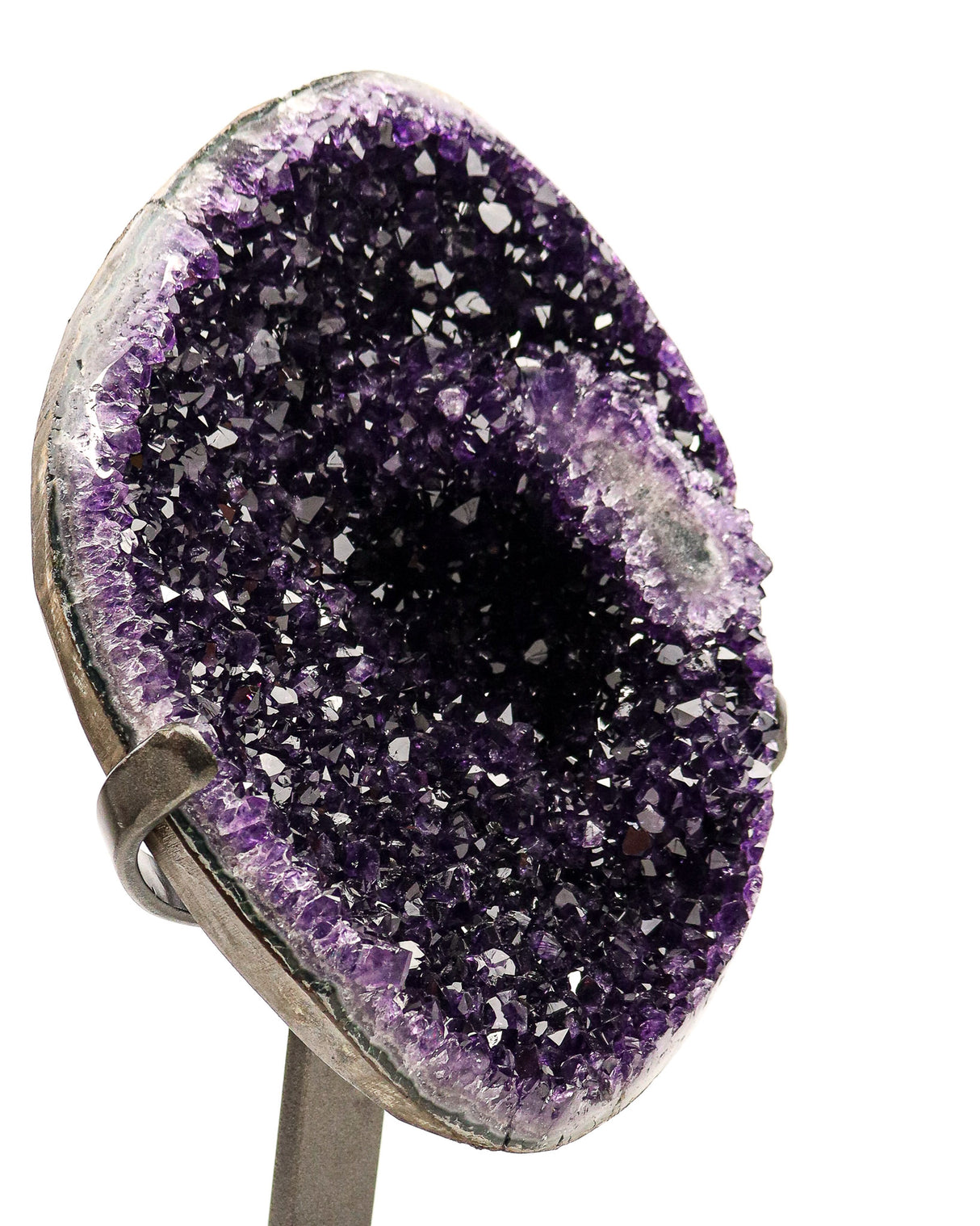 Uruguayan Amethyst Druzy on Stand | 3.1kg | Deep Protection & Ancient Wisdom